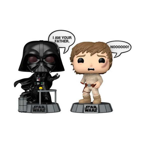 Funko POP 2 figuras Darth Vader & Luke Skywalker Star Wars