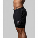 Pantalón Corto Malla Rx Negro  RX HEAVY CORP