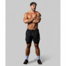 Pantalón Corto Malla Rx Negro  RX HEAVY CORP