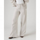 Vaqueros Mujer Pantalón LEVI'S® XL Straight Crystal Gray Linen - Gris