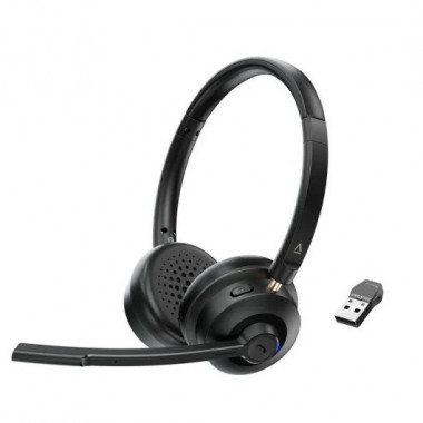 Auriculares + Microfono CREATIVE Headset Chat Wireless USB Black