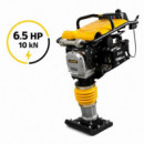 Compactador Vibratorio de Gasolina TAKUMA 6.5 Hp 10 Kn