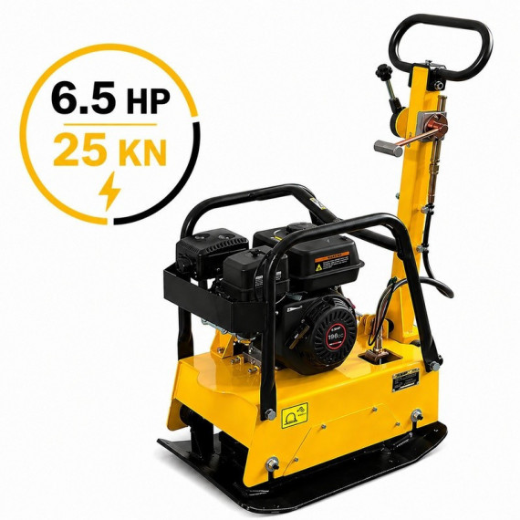 Compactadora de Gasolina 6.5 Hp Placa 63X40 Cm TAKUMA 25 Kn
