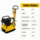Compactadora de Gasolina 6.5 Hp Placa 63X40 Cm TAKUMA 25 Kn
