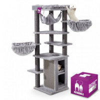 Pet Rebels Rascador Ramses Gris 158 Cm  PETREBELS