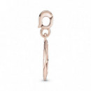 PANDORA PANDORA Me Medallón con Recubrimiento en Oro Rosa de 14K Rayos de Vida PANDORA Me 789676C01