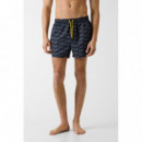 Bañador con Wavy Logo Impreso de GUESS