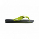 Chanclas Brasil Logo de Havaianas