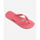 Chanclas Brasil Logo de Havaianas