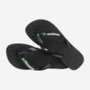 Chanclas Brasil Logo de Havaianas