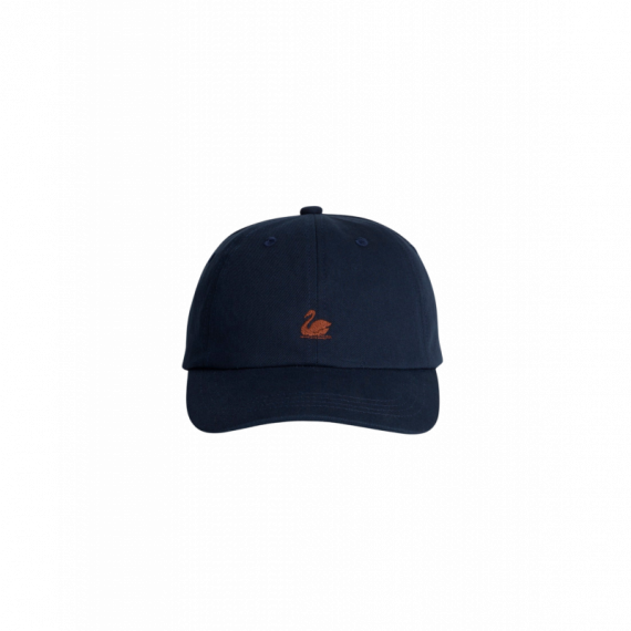 Gorros y Gorras Gorra MERZ B SCHWANEN Swan Logo Cotton Twill Night Blue / Nut