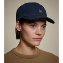Gorros y Gorras Gorra MERZ B SCHWANEN Swan Logo Cotton Twill Night Blue / Nut