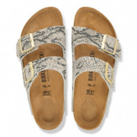 Calzado Sandalias BIRKENSTOCK Arizona Snake Oyster