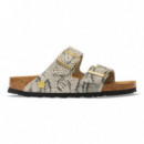 Calzado Sandalias BIRKENSTOCK Arizona Snake Oyster