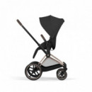 Pack Priam Sepia Black (chasis Rosegold/brown+seat Pack+capazo Plegable)