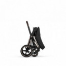 Pack Priam Sepia Black (chasis Rosegold/brown+seat Pack+capazo Plegable)