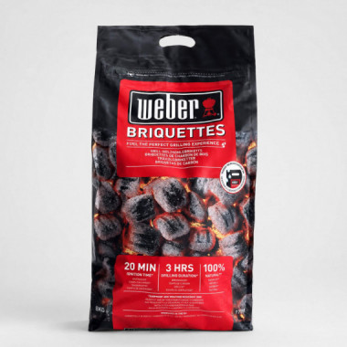 Briquetas para barbacoa de carb&oacute;n- 8 kg- Weber&reg;