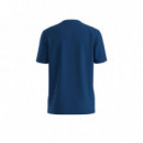 HUGO Camiseta Azul 50467556-497