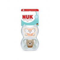 NUK Chupa Pm Air Sil 0-2M 2U Zorro/oso