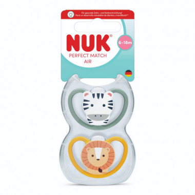 NUK Chupete Silicona Perfect Match Air 6-18M