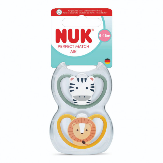 NUK Chupete Silicona Perfect Match Air 6-18M