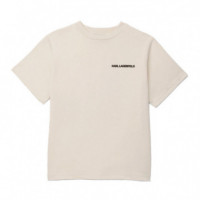 Camiseta con Silueta de Ikon Kids  KARL LAGERFELD