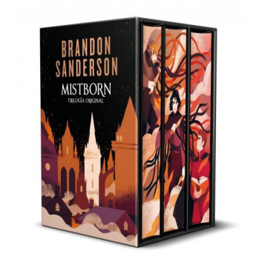 ESTUCHE MISTBORN 1 2 Y 3 CONTIENE NACIDOS DE LA BRUMA EL POZ