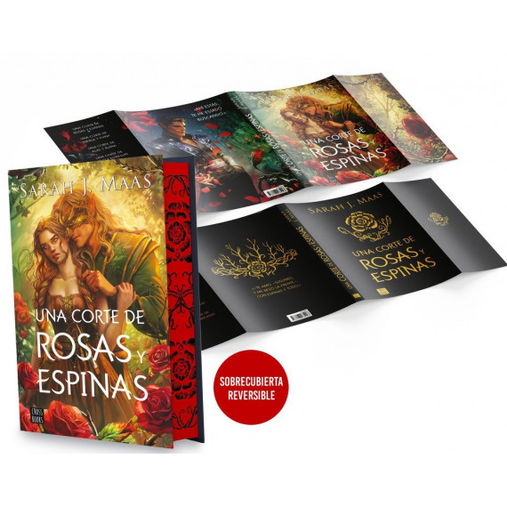 UNA CORTE DE ROSAS Y ESPINAS ED.ESPECIAL CON SOBRECUBIERTA