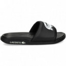 Coco Blanco Pala Pool Negro  LACOSTE