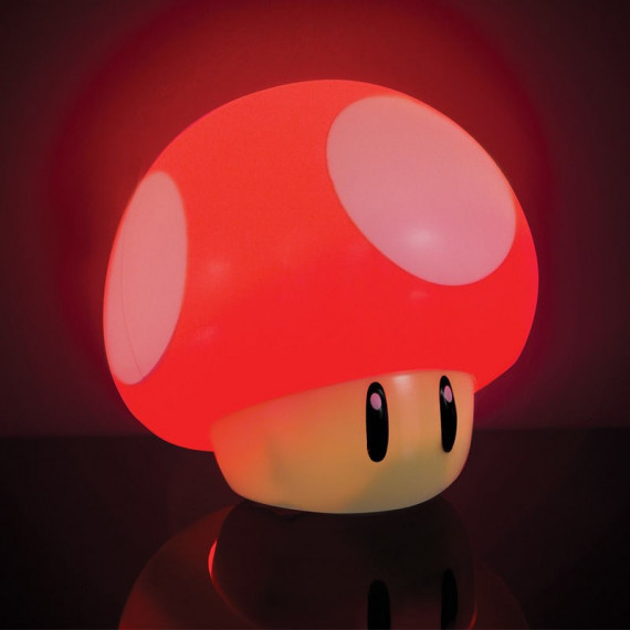 Lámpara Ambiente Diseño seta Super Mario