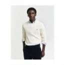 Jersey Cotton Cable C-neck  GANT