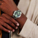 Reloj Plateado Automatico E/verde  BOSS