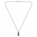 Collar Kasem Plateado  BOSS
