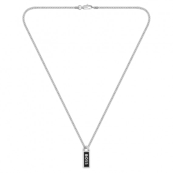 Collar Kasem Plateado  BOSS