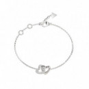 Pulsera Beloved Plateada  GUESS