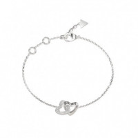 Pulsera Beloved Plateada  GUESS
