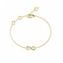 Pulsera Love Bites Dorada  GUESS