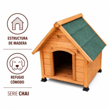 CASETA DE PERRO MADERA SERIE CHAI DONNA GARDEN