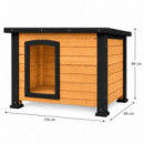 CASETA DE PERRO MADERA SERIE AKITA DONNA GARDEN