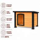 CASETA DE PERRO MADERA SERIE AKITA DONNA GARDEN