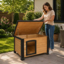 CASETA DE PERRO MADERA SERIE AKITA DONNA GARDEN
