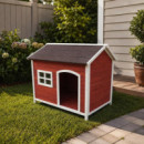 CASETA DE PERRO MADERA SERIE GUAU DONNA GARDEN