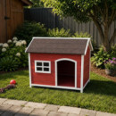 CASETA DE PERRO MADERA SERIE GUAU DONNA GARDEN
