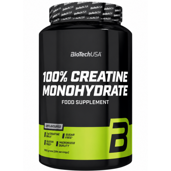 100% Creatine Monohydrate Biotechusa - 1000 Gr  BIOTECH USA