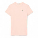 Camiseta de canalé de corte ajustado