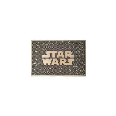 Felpudo Caucho Star Wars (logo Saga)