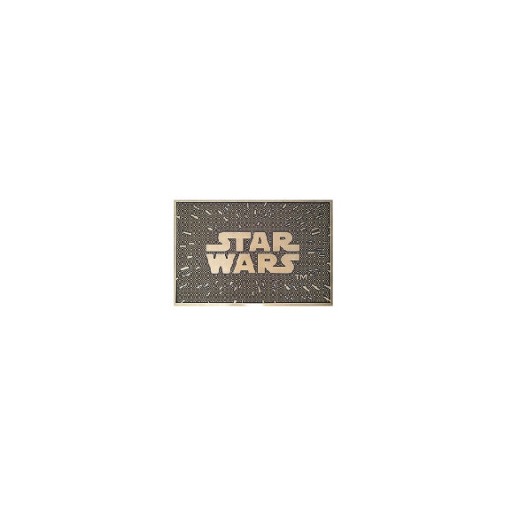 Felpudo Caucho Star Wars (logo Saga)