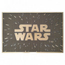 Felpudo Caucho Star Wars (logo Saga)