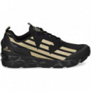 Deportivo Logo EA7 Oro+negro