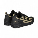 Deportivo Logo EA7 Oro+negro